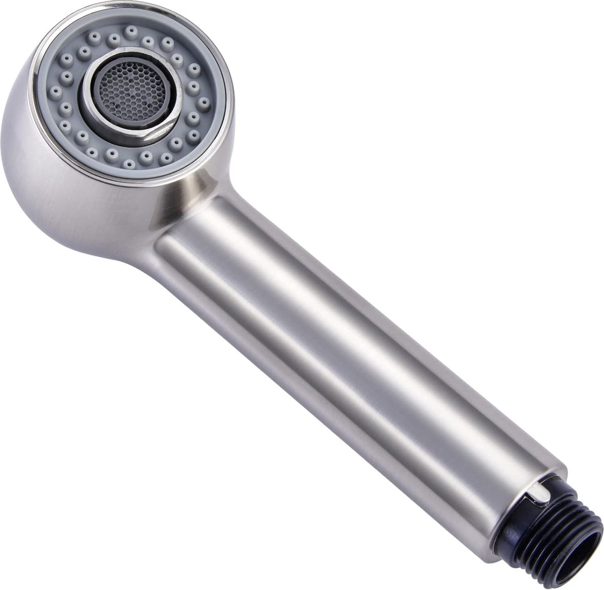 Vervangende douchekop, met 2 straalsoorten, geborsteld