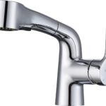 Badkamerkraan, wastafelkraan, uittrekbaar, badkamerkraan, warm-koud mengkraan, éénhendelmengkraan met 2 waterstraaltypes, badkamerkraan, gootsteenkraan.