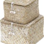Compactor Opbergmanden Tresor zeegras beige 2 stuks