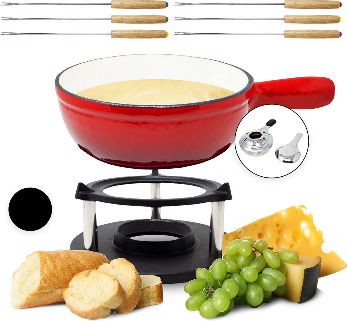 MEN426N Fondueset met 6 vorken kopen? Vergelijk bij