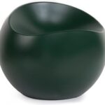 XLBoom Groene Mat Ball Chair - Loungebank - Gerecycleerd ABS - 55 × 55 × 50 cm